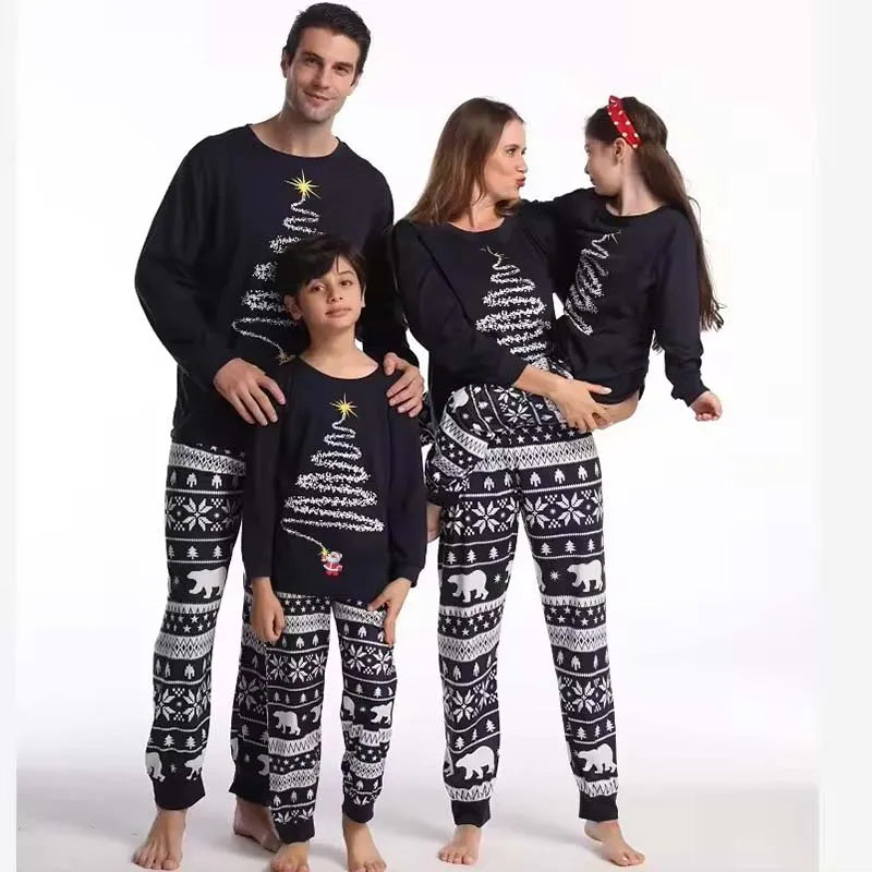Starlit Spruce Family Christmas Pyjama Set - product view 2