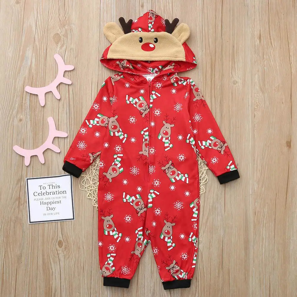Red Reindeer Family Christmas Onesie - product view 6