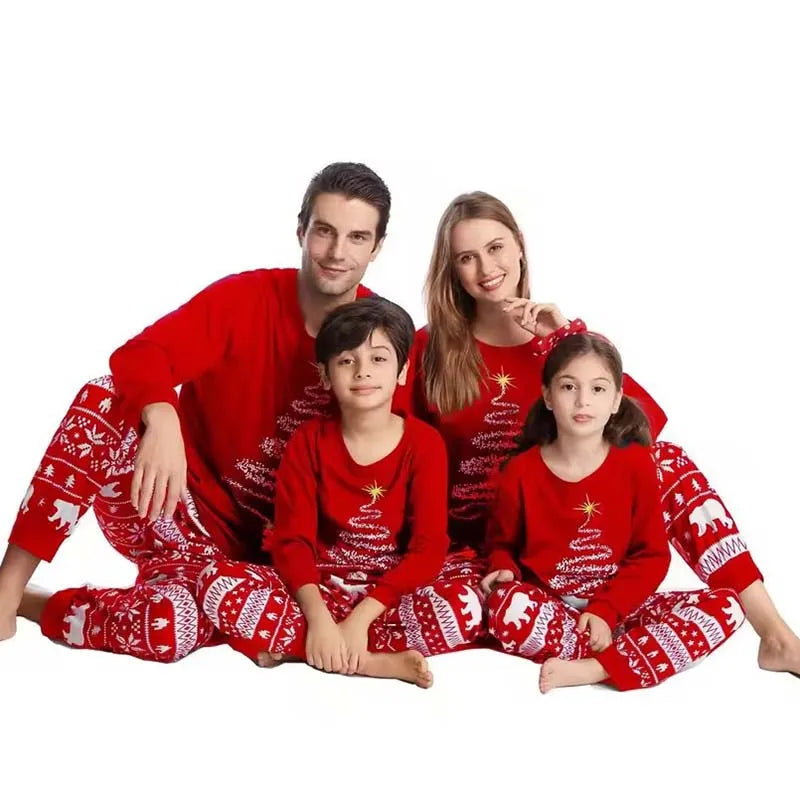Starlit Spruce Family Christmas Pyjama Set - product view 3